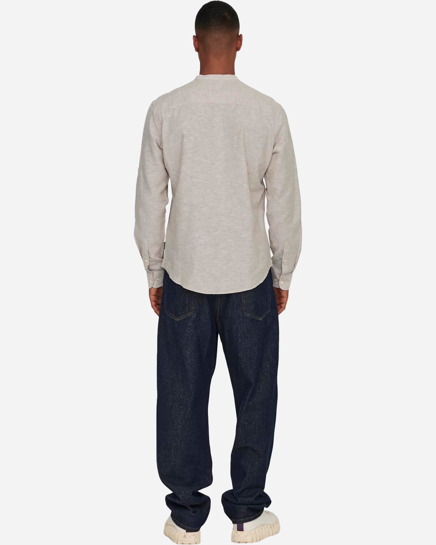 Camicia ONLY & SONS CAIDEN M - Beige - 4 | Cisalfa Sport